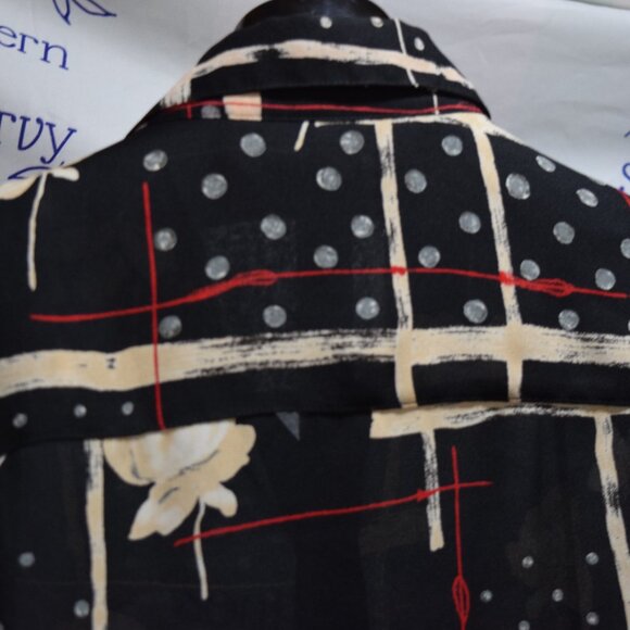 Alfred Dunner Collared Long Sleeve, Button Front Blouse, Size 18 - Picture 12 of 15